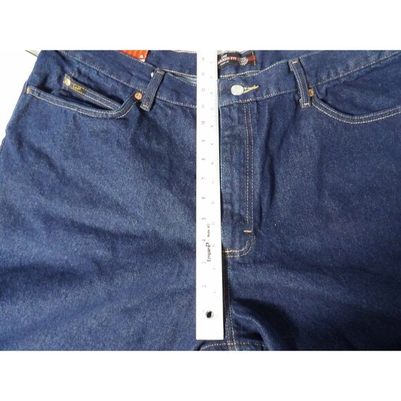 Lee Jeans Mens 42x32 Relaxed Fit Straight Leg Dark Wash NWT Denim Workwear Casua - Picture 15 of 16